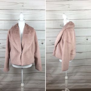 Rose Fuzzy Glamours Rampage Blush Woobie Jacket